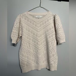 Loft short sleeve summer sweater